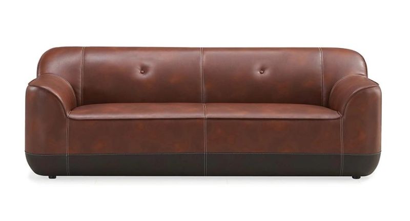 Factory Price Waiting Area 3 Seater Leather Office Sofa Couch