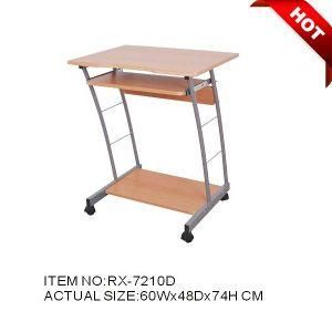 America Hotsale Wooden and Steel Computer Table with Wheels (RX-7210D)