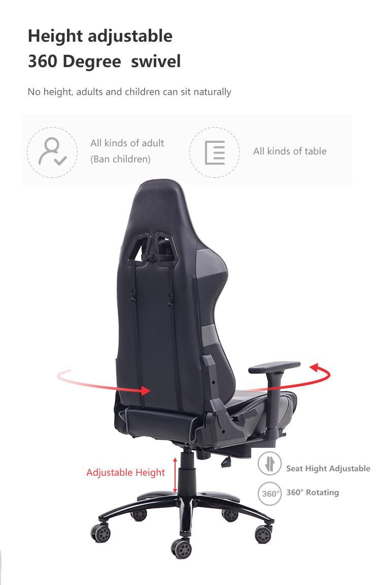 High Back Ergonomic Office Manager Boss Staff Computer Conference PU Leather Gaming Chair