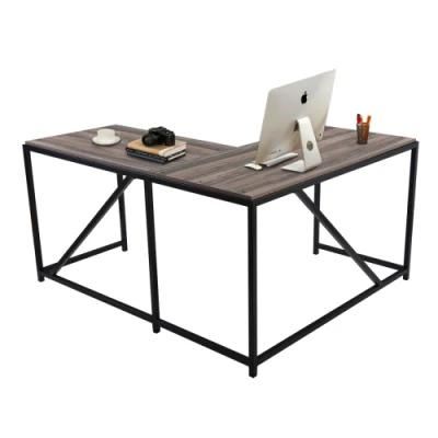 L Shaped Home Office Computer Desk with Modern Style and MDF Board, Easy to Assemble
