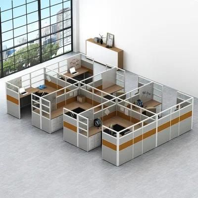 Office Furniture Desk High Quality 6 Person Workstation Factory Call Center Cubicle