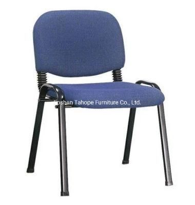 Foshan Office Furniture Company Steel Leg Fabric Student Visitor Training Standing Chair
