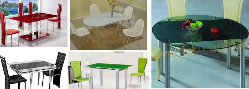 Tempered Glass Desk Printed Glass Desk Frosted Glass Desk Office Glass Desk