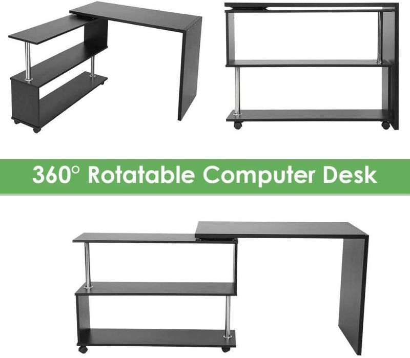 Modern Office Simple Furniture Removable Rotating Storage Computer Desk