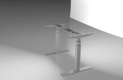 3 Stages Lifting Electric Height Adjustable Standing Desk