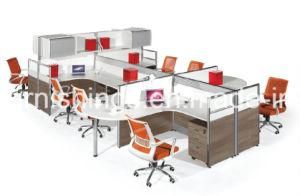 Glass Partition Office Table Panel Top Workstation