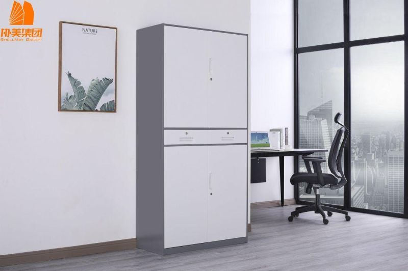 High File Cabinet with Two Drawers Steel Filing Cabinet