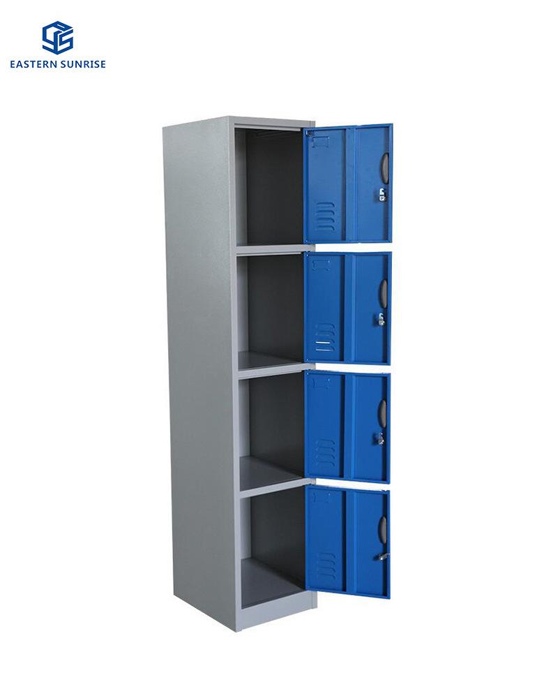 4 Tier Locker Metal Storage Cabinet Use for School/Office