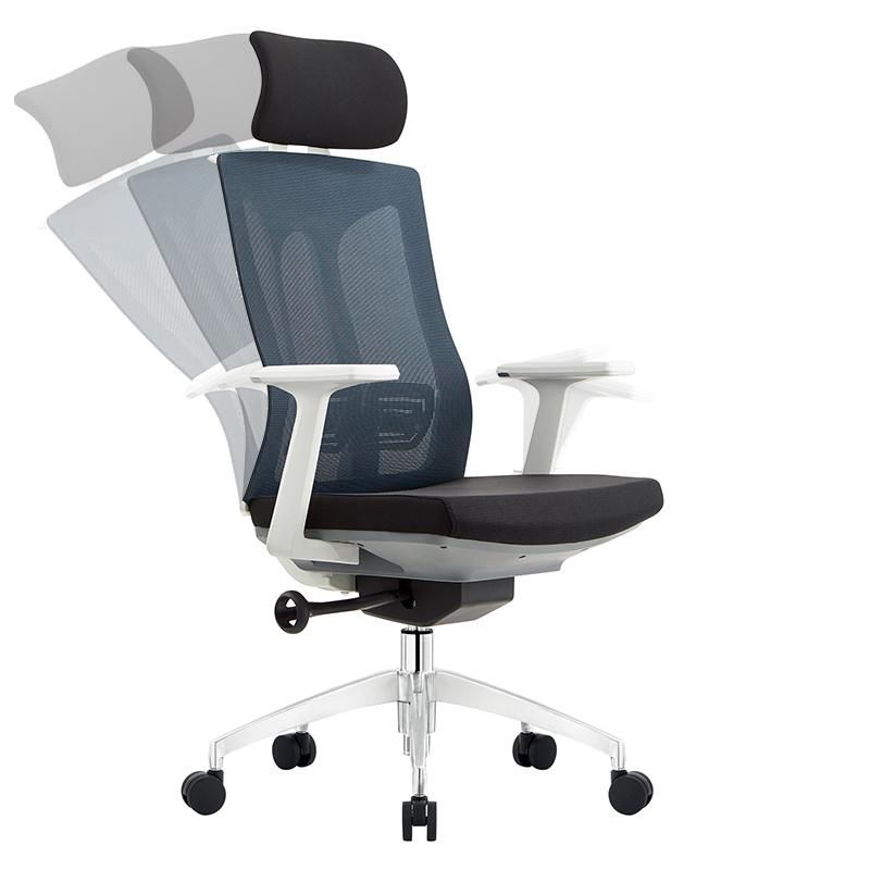 High-Back Swivel Ergonomic Fabric Chair Armrest Office Mesh Computer Chair