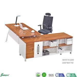 Modern Solid Wood Office Furniture L Shape Executive Wood Table Manager Desk