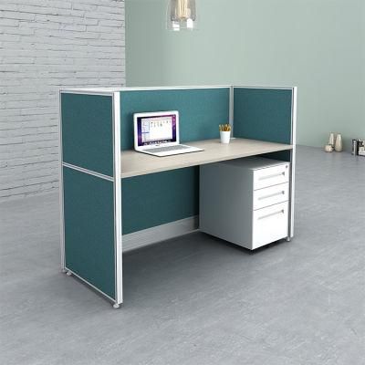Wholesale Simple Style Single Melamine Office Furniture Low Height Office Partition Workstation