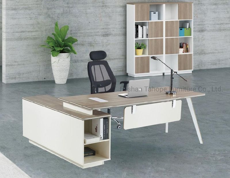 Simple Design Executive Melamine Functional Wooden Manager Office Desk