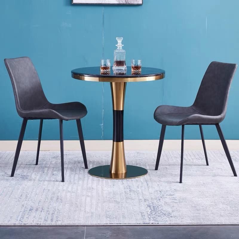 Coffee Furniture Modern Metal Round Restaurant Table