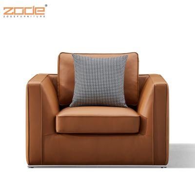 Zode Modern Home/Living Room/Office Single Seat Sofa PU Leather Office Meeting Room Leisure Sofa