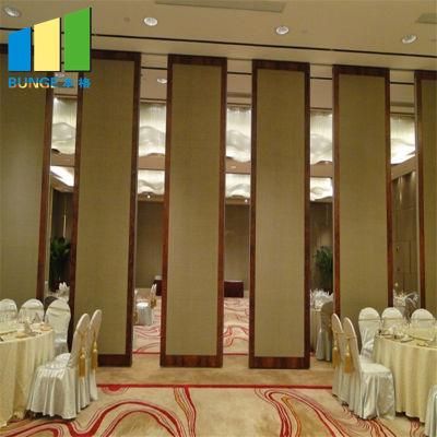 Hotel Banquet Hall Divider Soundproof Sliding Movable Wall Partitions