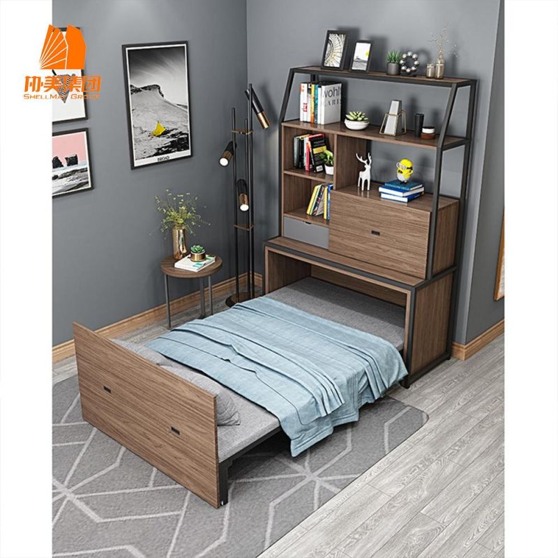 Modern Space-Saving Integrated Furniture, Filing Bed and Folding Bed.