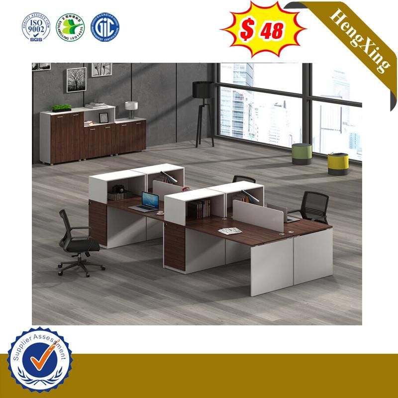 Modern Furniture Executive Desk Metal Leg Wooden Office Table (HX-8NR0052)