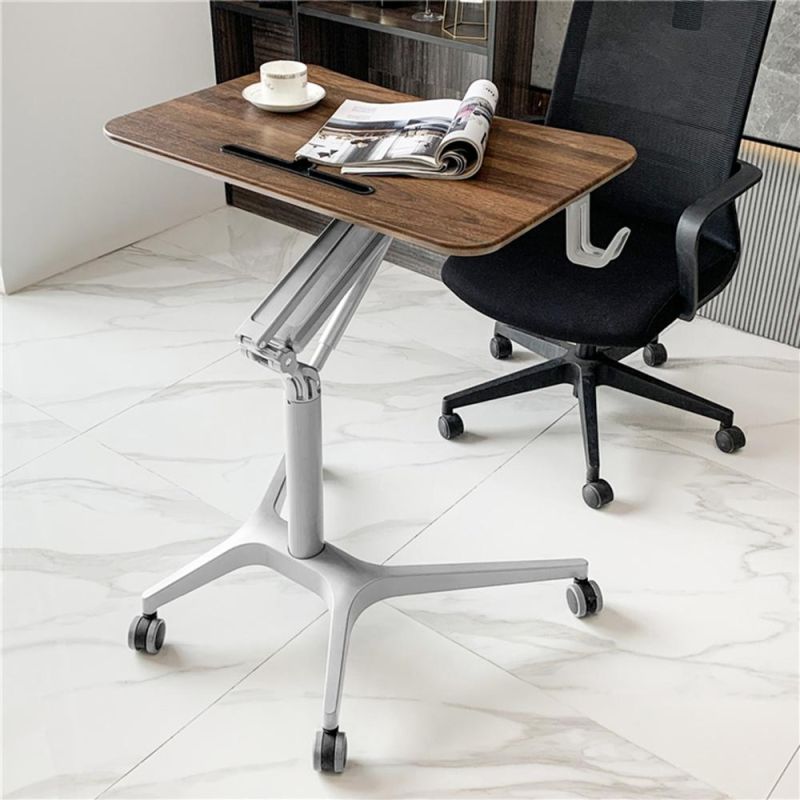 Adjustable Height Lifting Sit and Stand Table Foldable Office Computer Desk