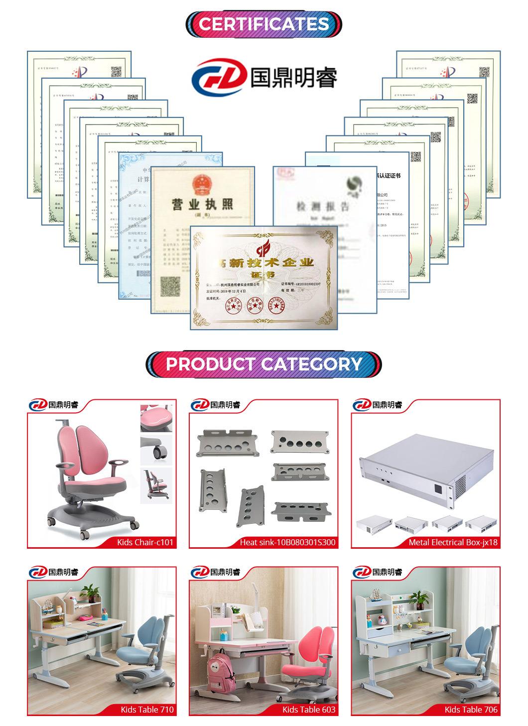 New Design High Quality E1 MDF Computer Table with LED Light