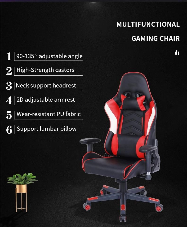 Gaming Moves with Monitor LED Sillas Massage Gaming Chairs Ingrem China Chair Ms-922