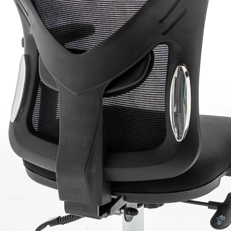 Ergonomic Office Chair High Back Desk Chair with Adjustable Lumbar Support Breathable Mesh 130 Degree Reclining & Rocking Computer Office Chair (Black)
