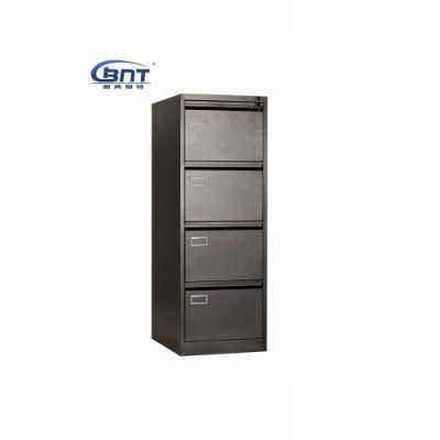 Steel Metal 4 Drawer Gray Color Filing Cabinet