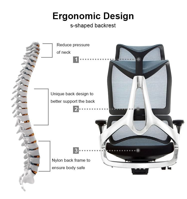 BIFMA Mesh Office Computer Chair Ergonomic Executive Manager Office Chair