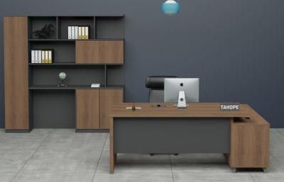 High Quality Luxury Commercial Furniture Office Standing Table Unique Executive Wooden Office Table