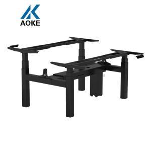 Anti-Collision Manufacture Single Motor Electric Foldable Height Lifting Standing Laptop Desk Frame
