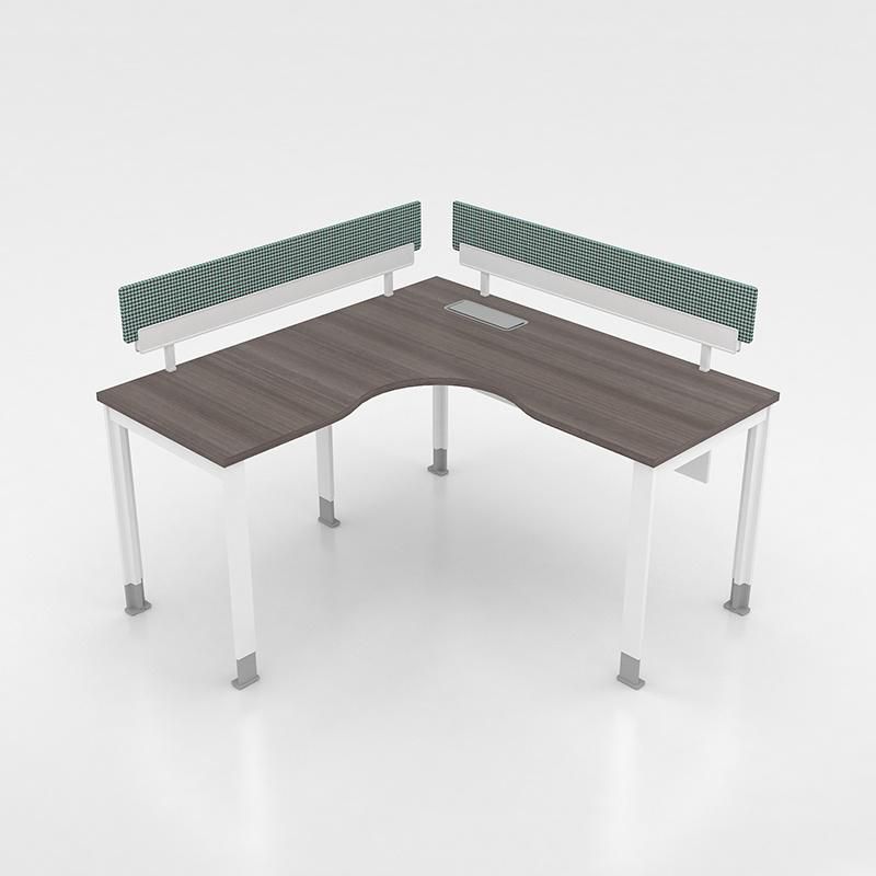 High Quality Modern Office Desk 2 Person L Shaped Office Workstation