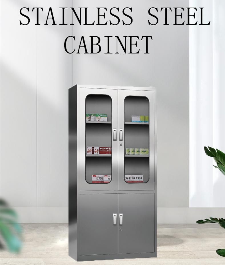 Steel Filing Cupboard Stainless Steel Storage Cupboard Medicine Cabinet