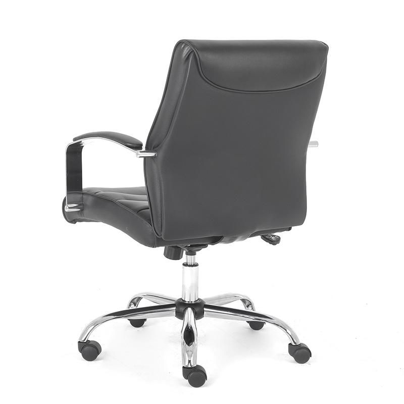 Factory Wholesale Middle Back PU Leather Office Executive Chair