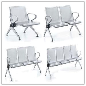 Steel Chair Public Bench Hospital Visitor Airport Chair with Cushion