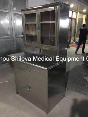Factory Price Stainless Steel Hospital Nurse File Equipment Cabinet
