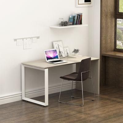 Modern Melamine Wood Home Office Furniture Straight Office Desk