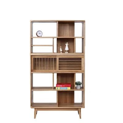 Nordic Simple Solid Wood Creative Bogu Bookshelf 0107