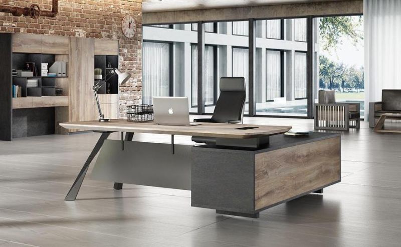 Tahope Industrial Style Luxury Boss Executive Director Wooden Office Table