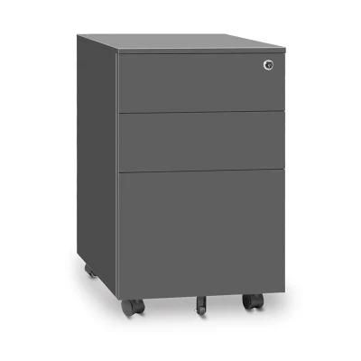 High Quality Mobile Office Steel Filing Cabinet with Caster