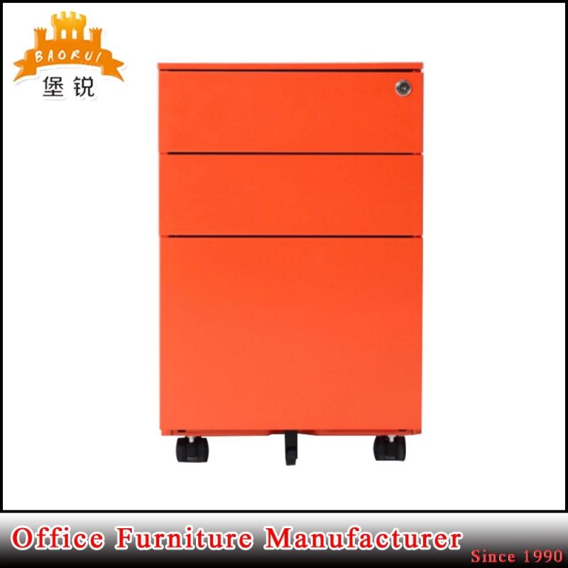Multifunction 3 Drawer Metal Mobile Pedestal Filing Cabinet