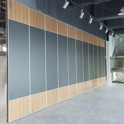 Manual Aluminum Sliding Soundproof Partition Walls / Movable Wall Panels