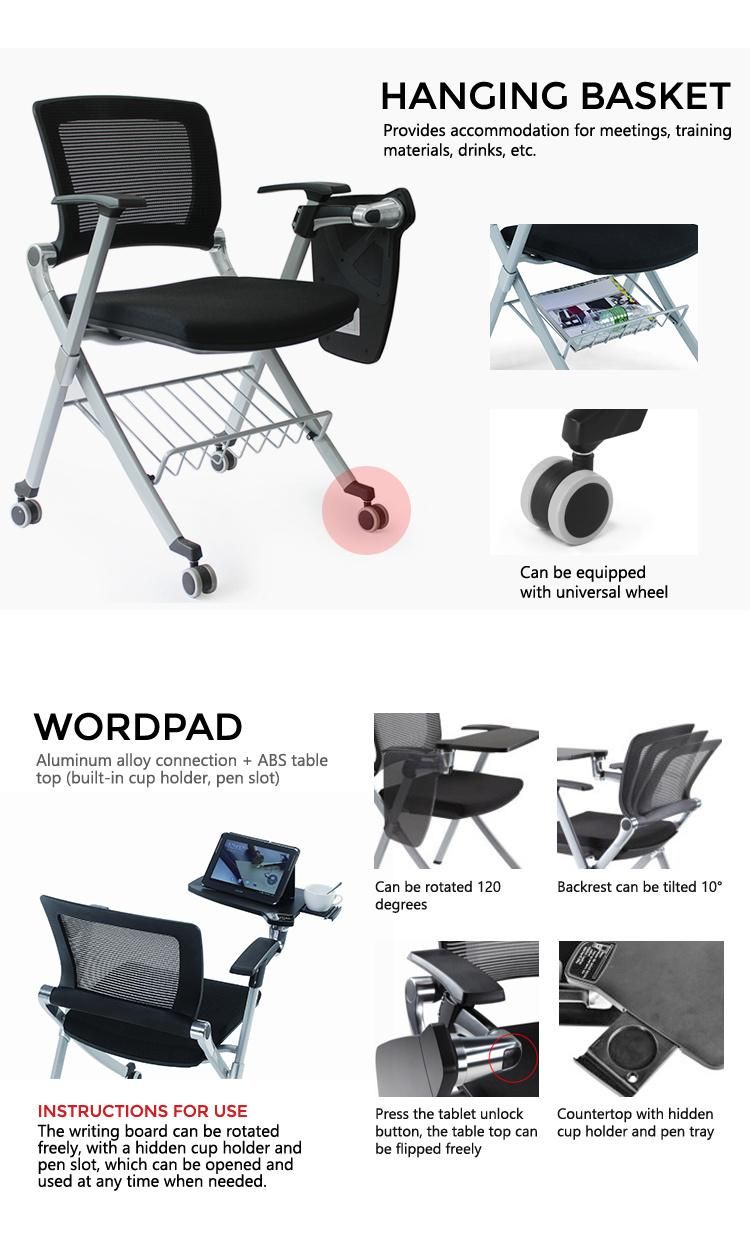 New Selling Meeting Writing Pad Chair