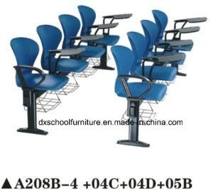 Hot Sale School Chair Office Chair with Writing Board A208b-4+04c+04D+05b