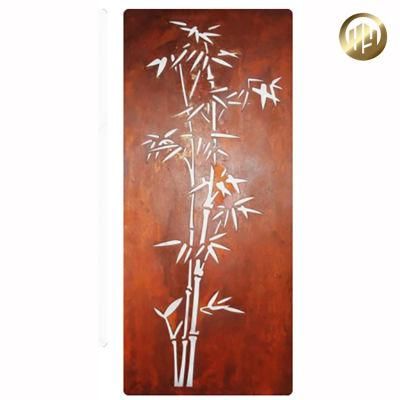 Rectangular Corten Steel Customized Pattern Decorative Screen