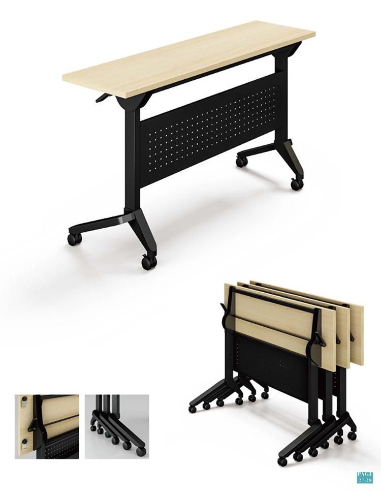 2018 High Quality Modern Folding Table for School Desk Office Training Table