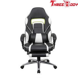 Threebody High Back Ergonomic Gaming Chair Racing Chair Napping Computer Office Chair with Padded Footrest