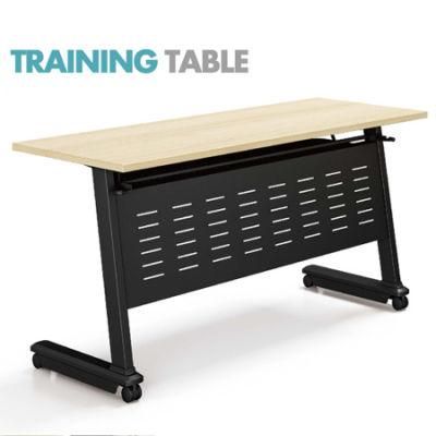 L Shape Meeting Room Training Desk Steel Folding Office Table Specific in Office Furniture