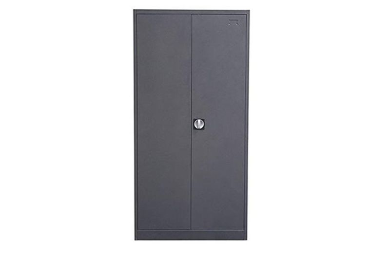Customized Knock Down Double Door Steel Wardrobe with Locker