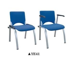 Heat Training Stackable Conference Cushion Seat Chair with Armrest Ye41
