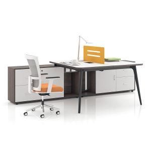 2020 Modern Long File Cabinet 2 Person Office Executive Workstation Desk Table