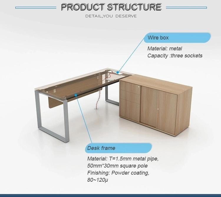Modern Luxury Desk Office Furniture Executive for CEO Office Furniture